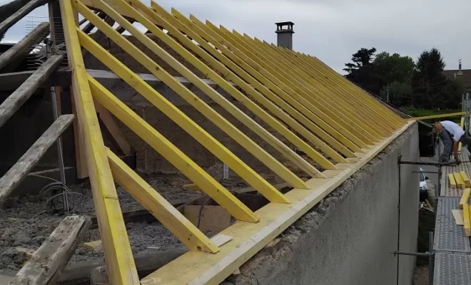 Rénovation de toiture à Rochetoirin, La Tour-du-Pin, DOUBLIER NICOLAS CHARPENTE