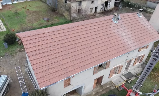 Rénovation de toiture de maison ancienne à Rochetoirin , La Tour-du-Pin, DOUBLIER NICOLAS CHARPENTE
